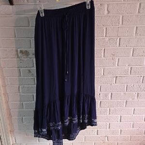 Time and Tru Blue Sapphire Skirt